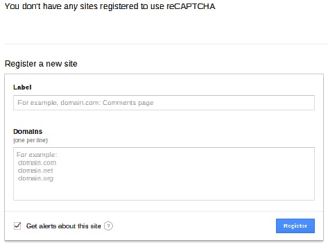 recaptcha-registration